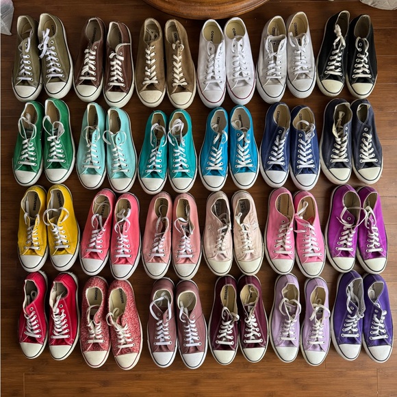 Converse All Stars aqua low top sneakers - Picture 6 of 6